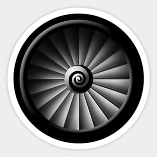 Jet Engine Sticker